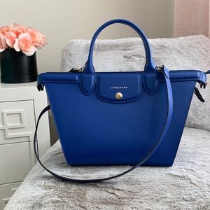 LONGCHAMP| Heritage Blue Satchel Bag
